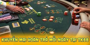 khuyến mại hoàn trả mỗi ngày không giới hạn tại TK88